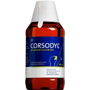 Corsodyl Mundskyllevæske, 300 ml (Udløb: 07/2023)